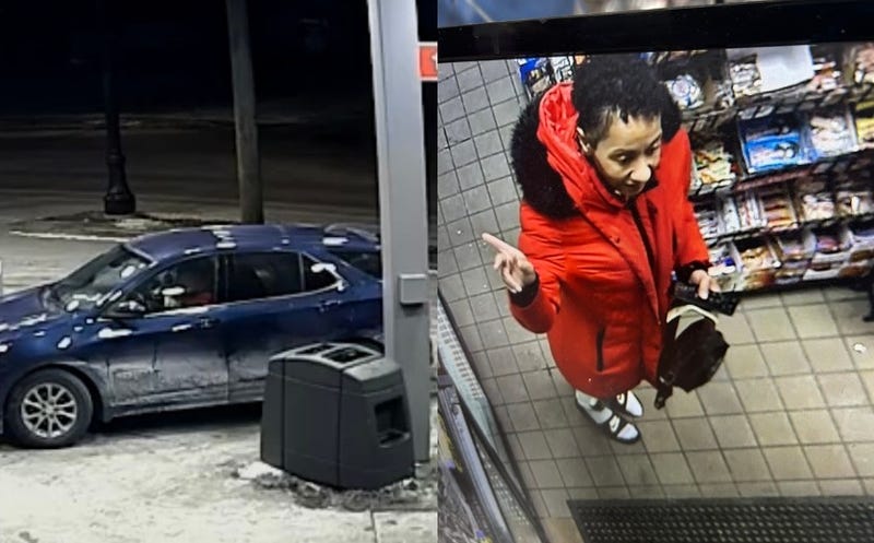 Peoria police say they have identified and located a woman accused of removing evidence from the scene where a Peoria County sheriff’s deputy was shot during a traffic stop over the weekend.