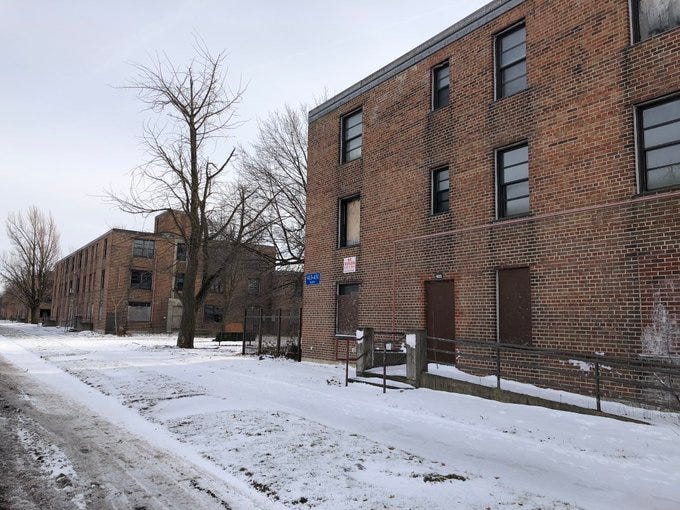 Commodore Perry Apartments. January 22, 2020 (WBEN Photo/Mike Baggerman)