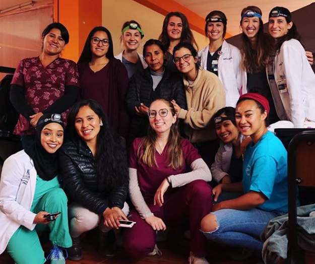 The group of 15 students are stranded in Peru