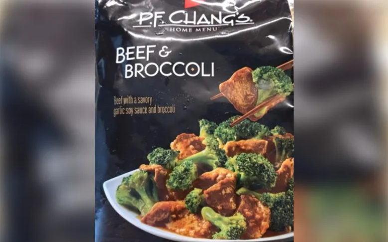 Mislabeled frozen food packages from P.F. Chang's.