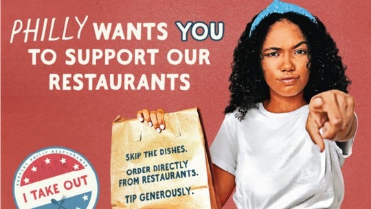 Center City District pleads: Support restaurants directly through takeout