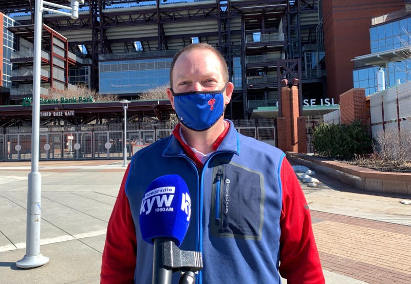 Phillies Executive Vice President Dave Buck prepares to welcome 8,800 fans back to the Citizens Bank Park for the start of the new MLB season.