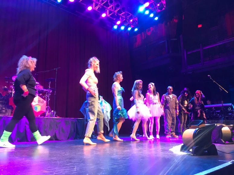 Listeners donned their favorite 80's attire.