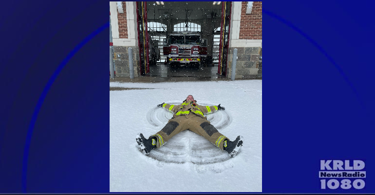 Grand Prairie Firefighters make most of wintry weather