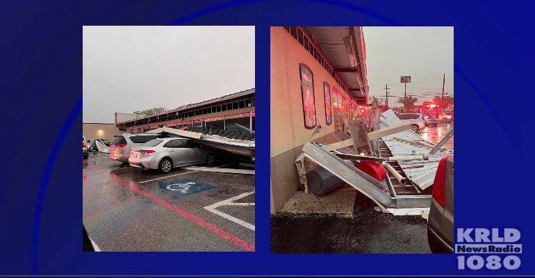 Ennis Dairy Queen damage