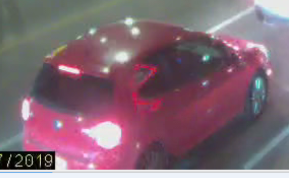 Volkswagen Beetle involved in Cragin hit and run