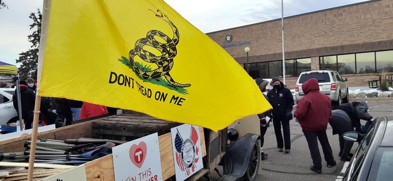 Workers gather outside Metro Transit contract talks