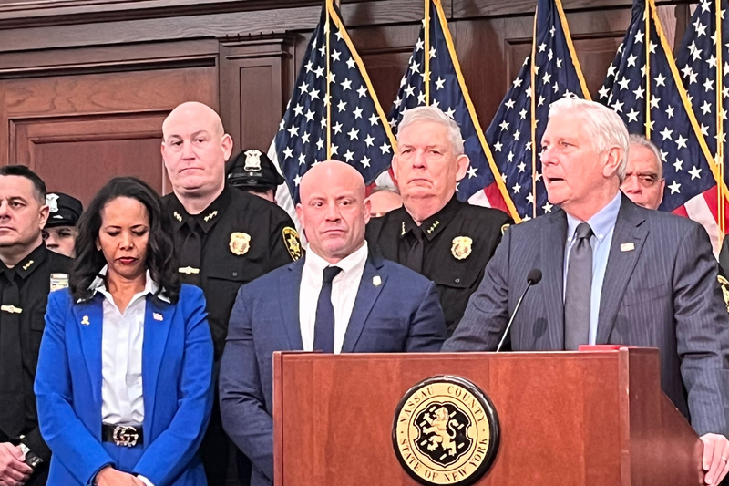 Nassau County Executive Bruce Blakeman announced that detectives from the Nassau County Police Department will begin working as ICE agents on Feb. 4, 2025.