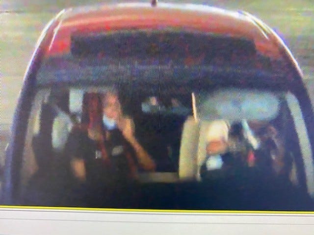 Surveillance snapshot of robbery suspects from 7-10-20