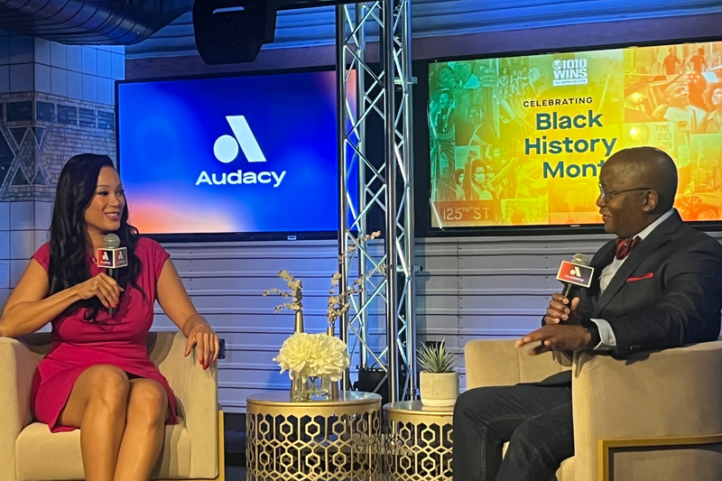 Niesha Butler joined 1010 WINS' anchor Larry Mullins for Audacy's Black History Month special. 