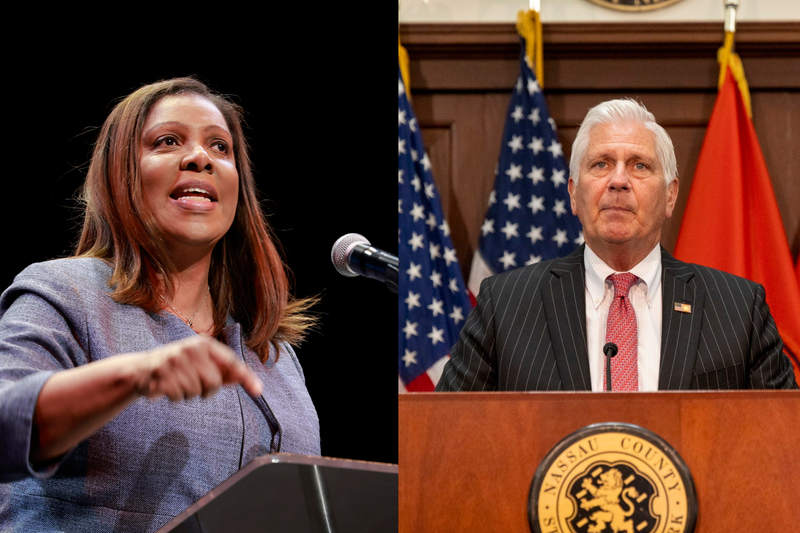 New York Attorney General Letitia James on Friday demanded Nassau County Executive Bruce Blakeman to rescind an executive order.