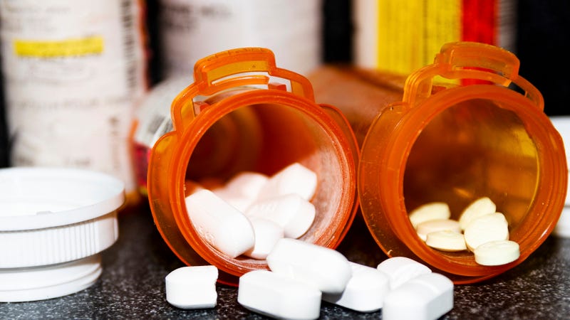 Open pill bottles