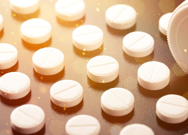 pills on a surface