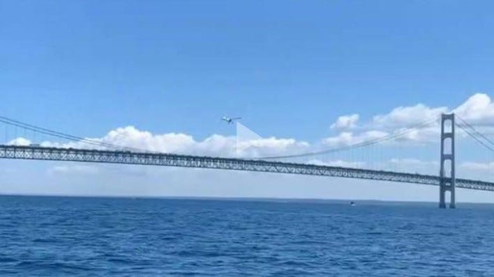 Detectives Seek Pilot Who Flew Under Mackinac Bridge [VIDEO]