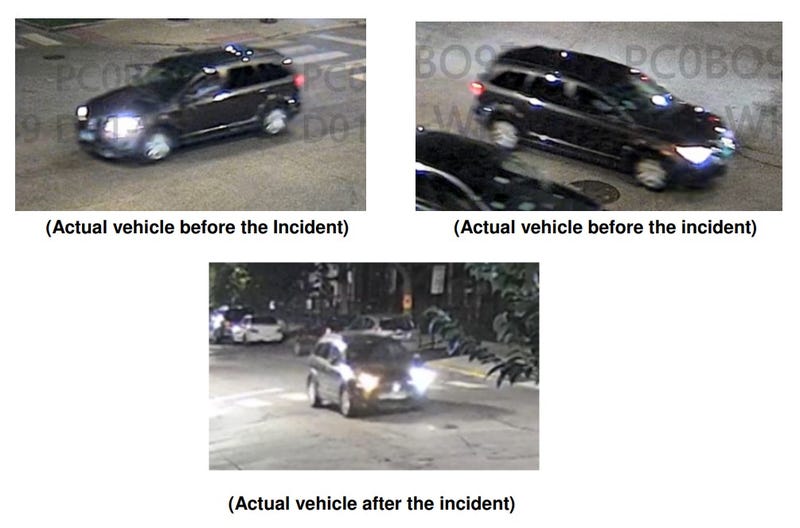 Chicago police have released surveillance photos of an SUV wanted in connection with a deadly hit-and-run crash in the Pilsen neighborhood.