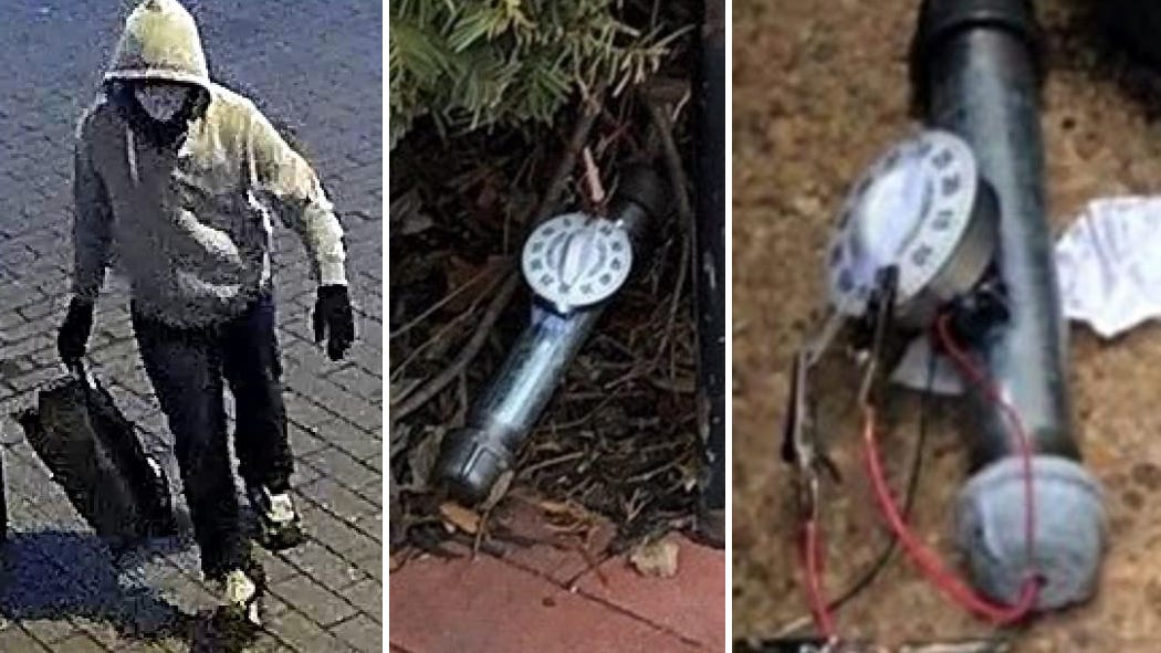 FBI offers $500K reward for pipe bomb info tied to Jan. 6
