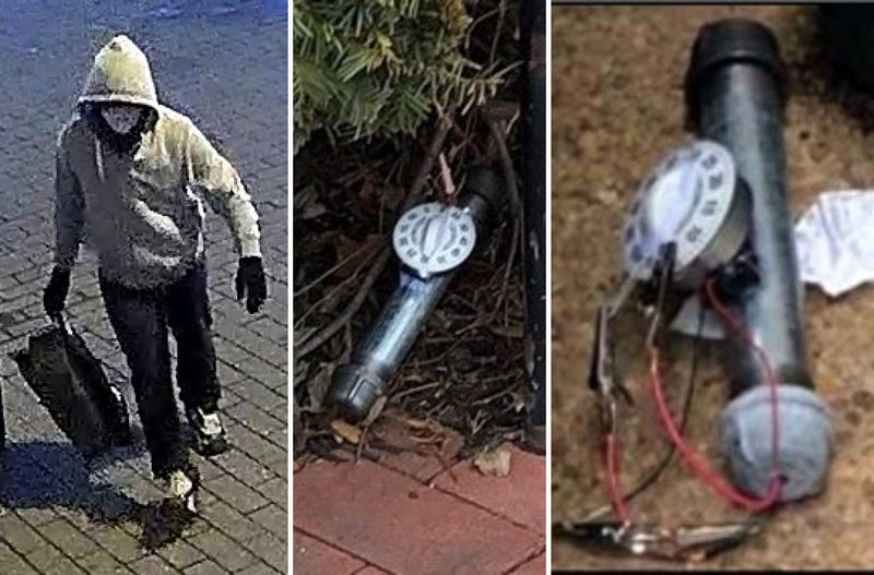 pipe bomb suspect