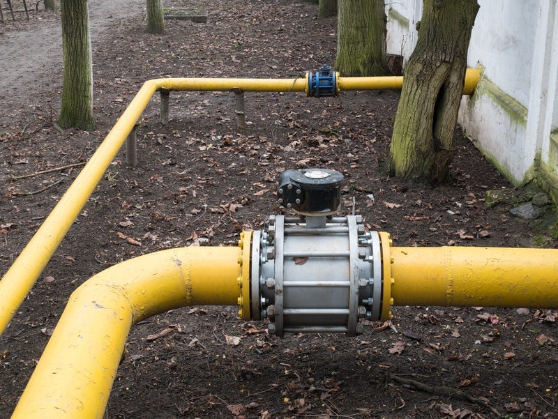 Gas And Water Line