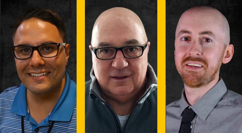 Dan Zangrilli, Jack Zduriencik, Kraig Riley - 93.7 The Fan Pirates Pregame and Postgame Broadcast Team