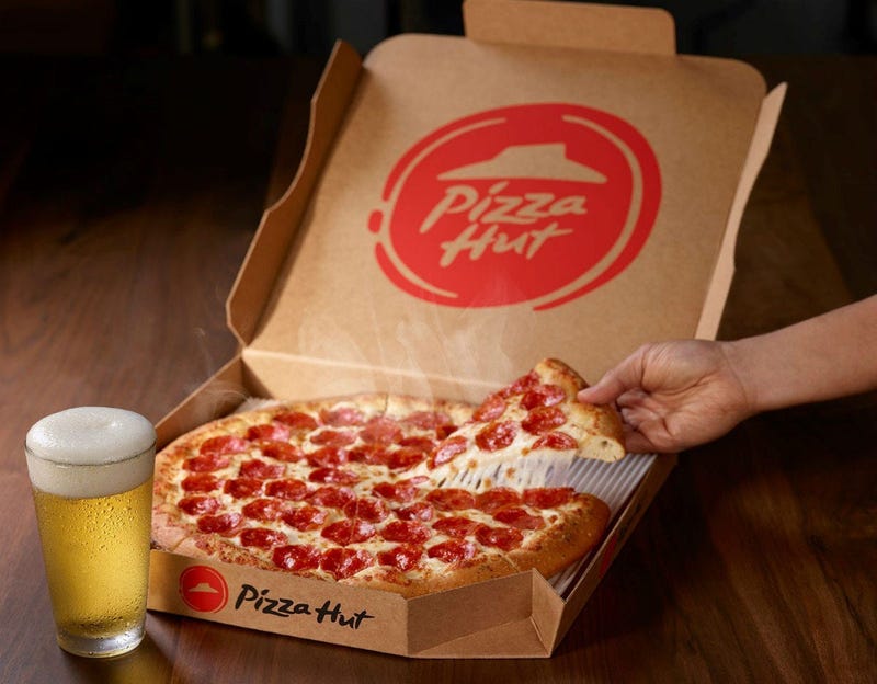 Pizza Hut expands beer delivery service
