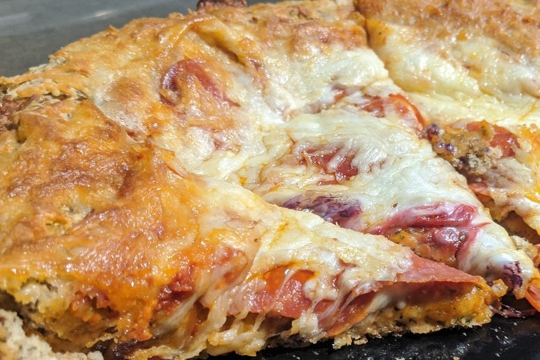 Pizza crust hack shot