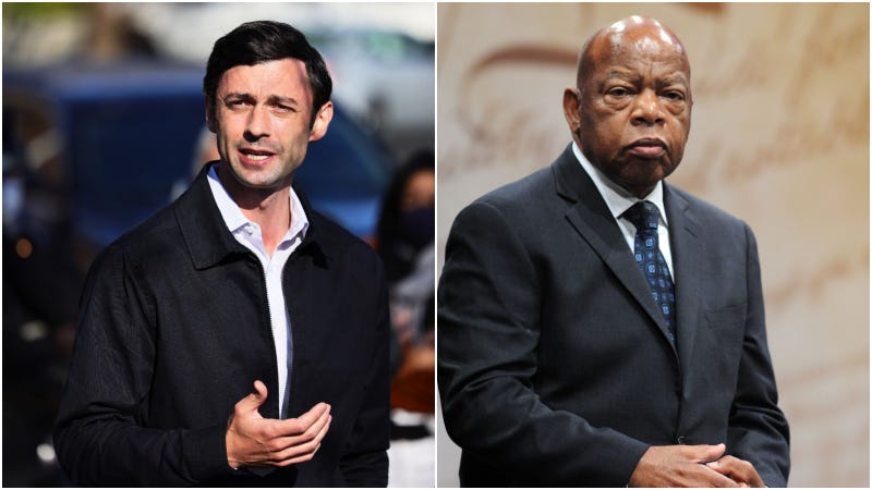 Jon Ossoff, John Lewis
