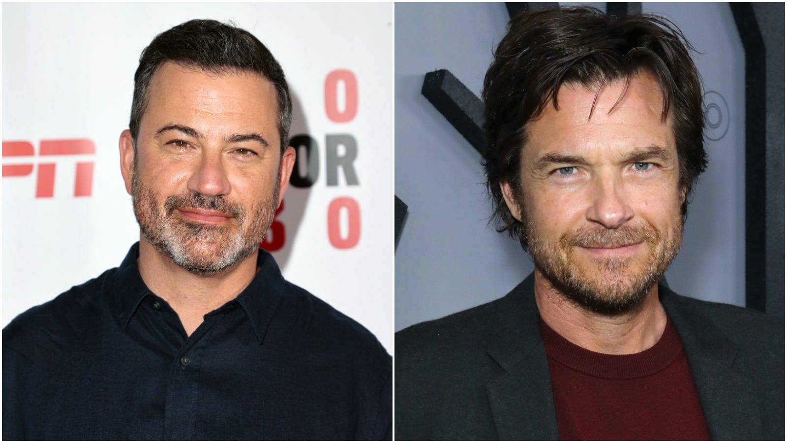 Jimmy Kimmel surprises Jason Bateman with same sweatshirt he wore on ‘Tonight Show’ in 1984