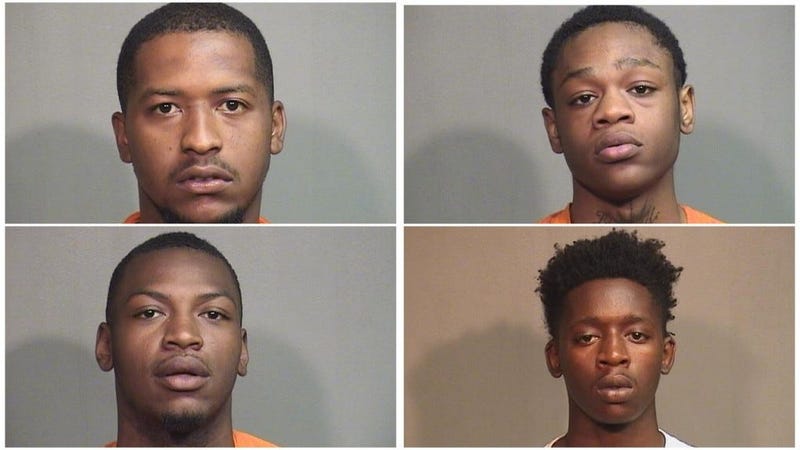 Zishawn Hunt, Amil Little, Izerion Cooper and Maurice Dixon (clockwise from left)