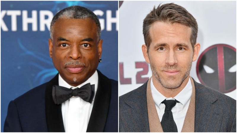 LeVar Burton and Ryan Reynolds 