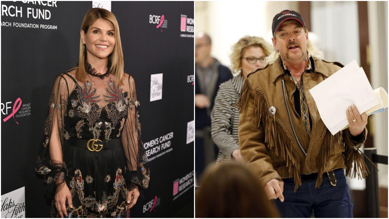Lori Loughlin and Joe Exotic served special Christmas dinners in prison