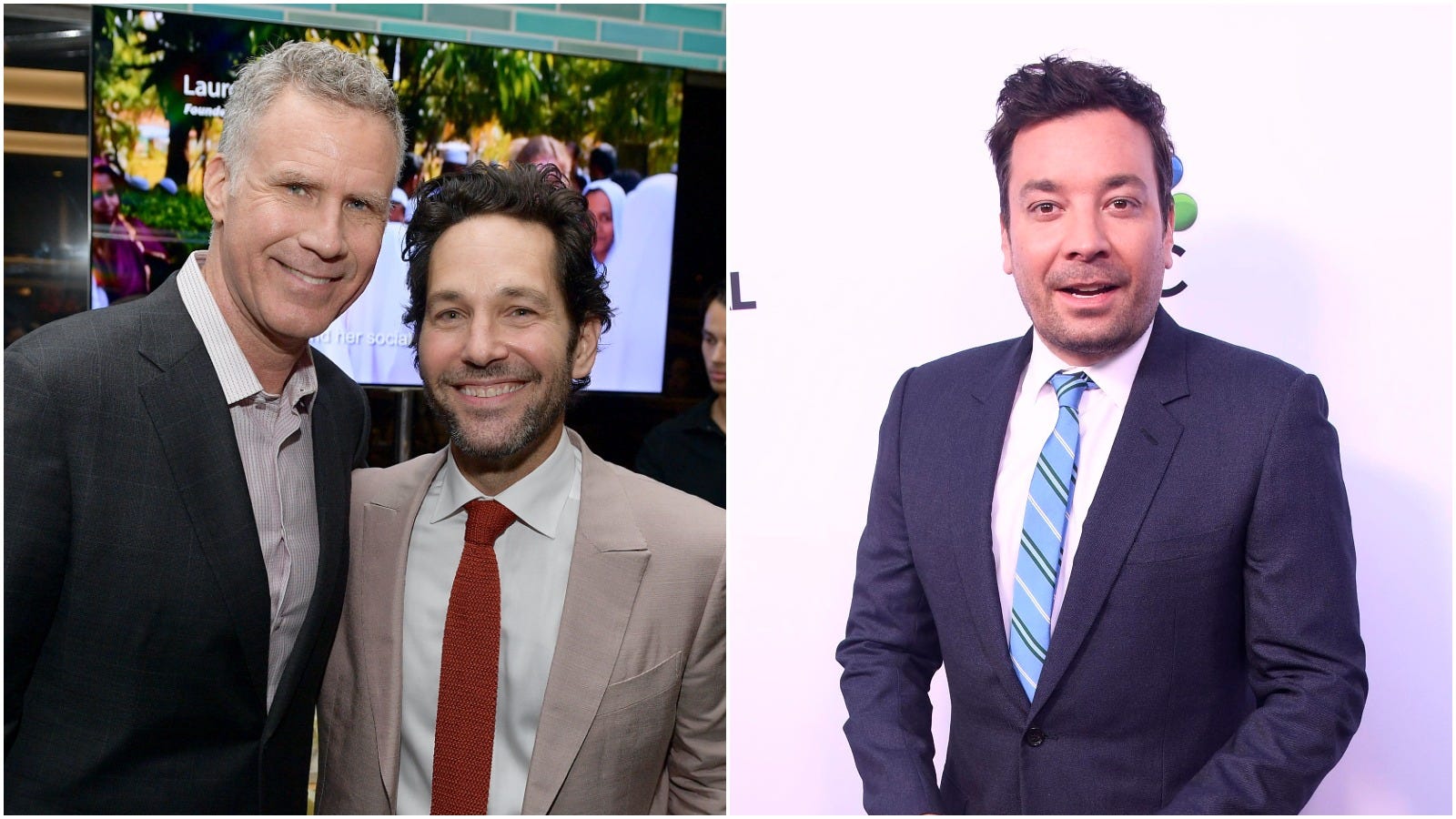 Will Ferrell, Paul Rudd don hilarious blond wigs to heckle Jimmy Fallon's ‘Tiny Dancer’ rendition