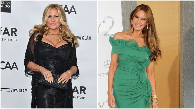 Jennifer Coolidge and Melania Trump 