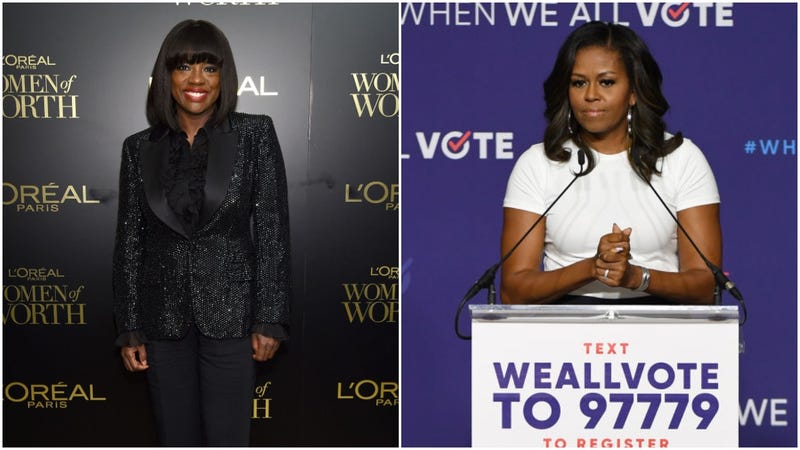 Viola Davis and Michelle Obama