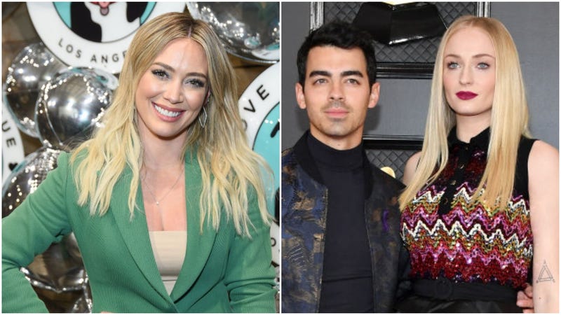 Hilary Duff, Joe Jonas and Sophie Turner