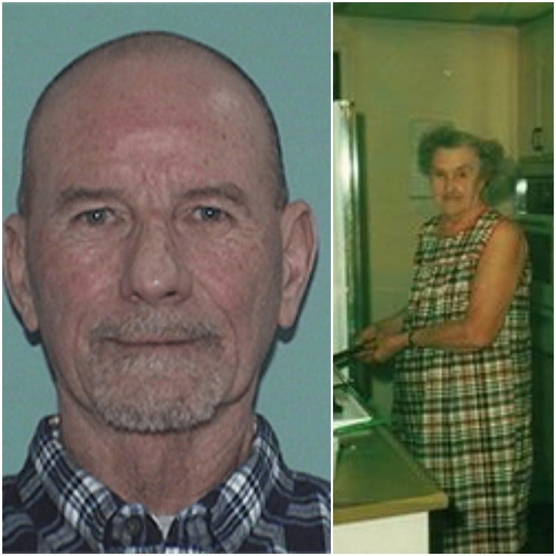 (Left) Mugshot Andre Lepere, who was arrested in the 1980 murder and rape of 79-year-old Viola Hagenkord, who is pictured in the right. 