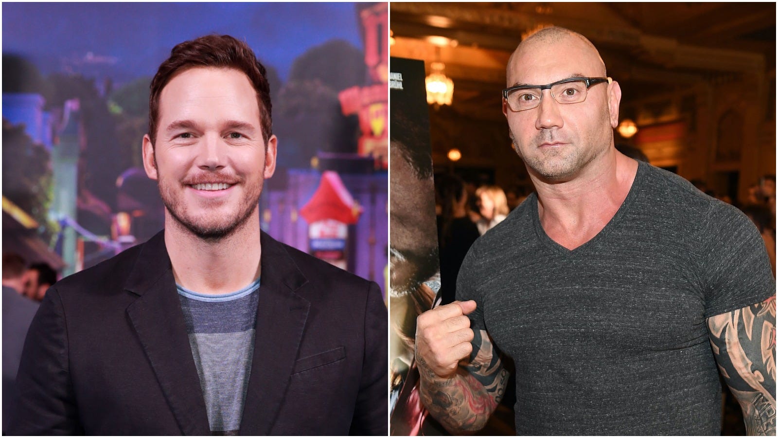 Chris Pratt reveals surprising reason he challenged Dave Bautista to wrestle: 'I think I could take you'