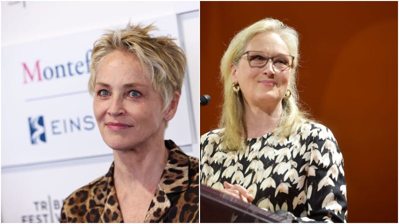 Sharon Stone (left) / Meryl Streep (right)