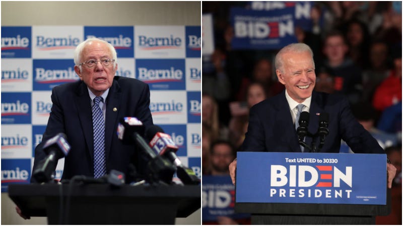 bernie sanders joe biden