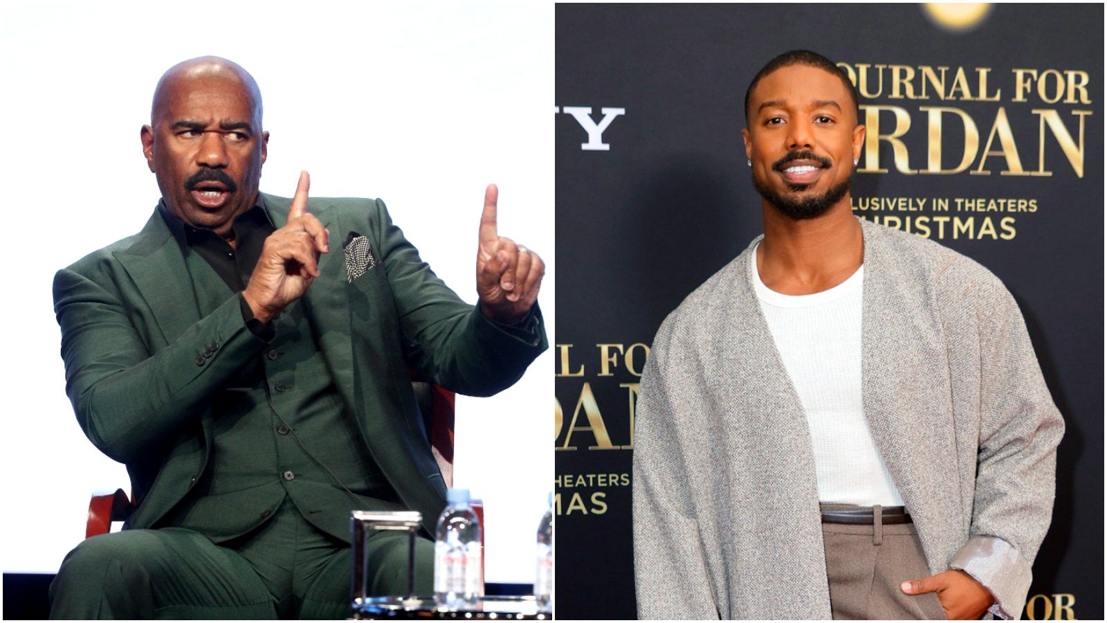 Steve Harvey 'very uncomfortable' with sultry photo of Michael B. Jordan with daughter Lori