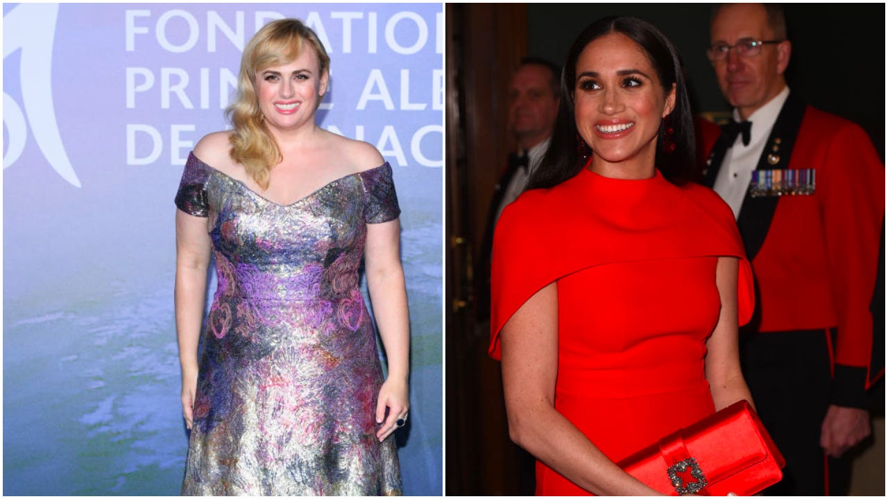Rebel Wilson stuns in same gorgeous dress Meghan Markle previously wore