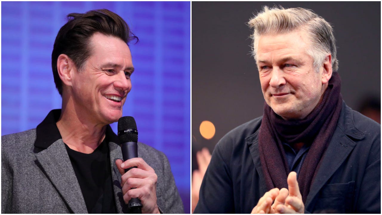 Jim Carrey and Alec Baldwin star in 'SNL' parody of dueling town halls