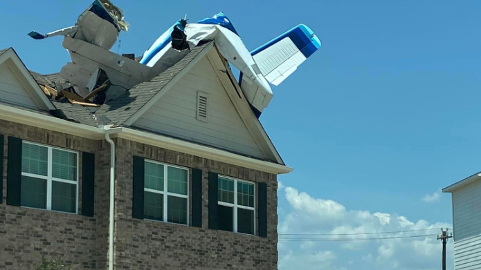 Three hurt when plane crashes into home near Georgetown Executive Airport