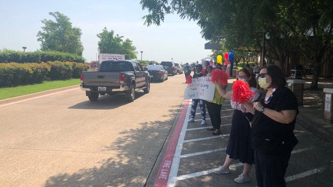 Plano holds parade for summer interns as students wonder about plans for next year