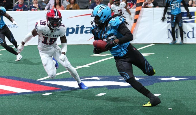 Philadelphia Soul defensive back Dwayne Hollis.