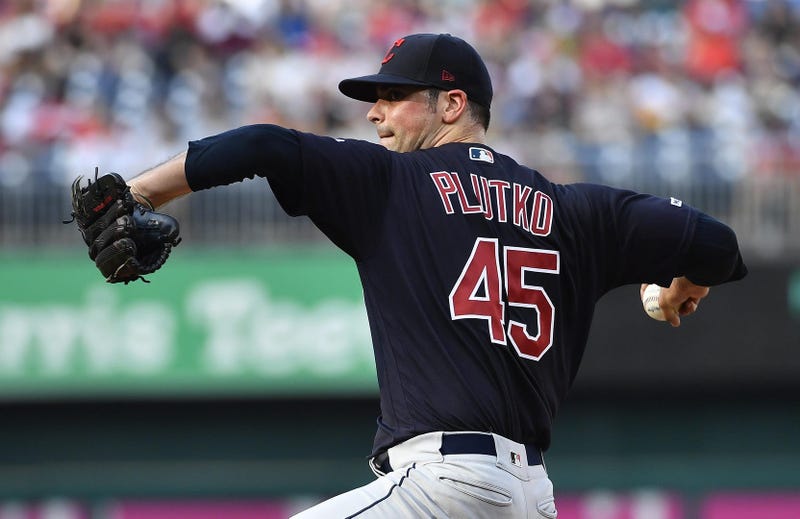 Indians pitcher Adam Plutko