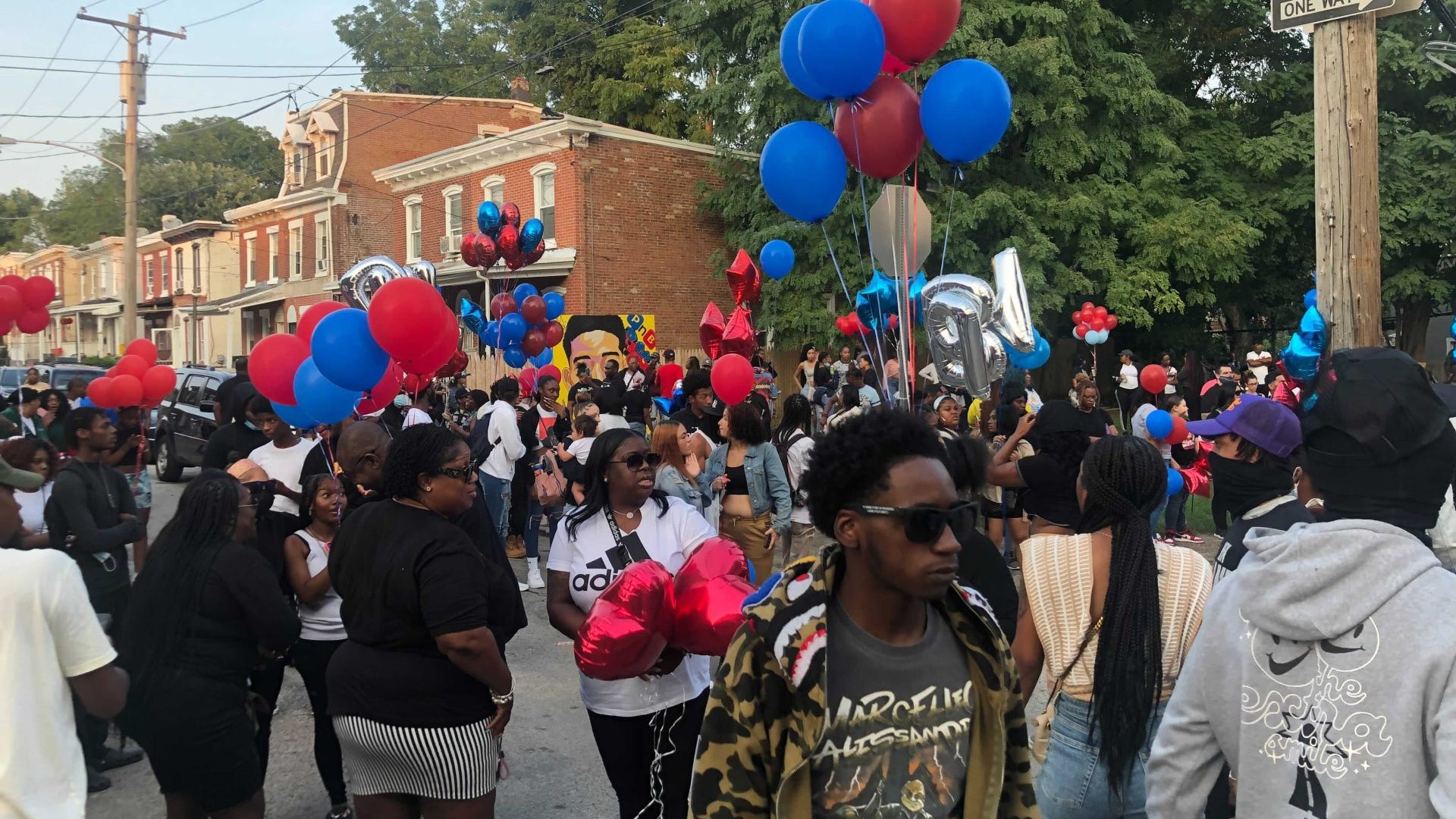 Hundreds remember late rapper PnB Rock at Germantown vigil