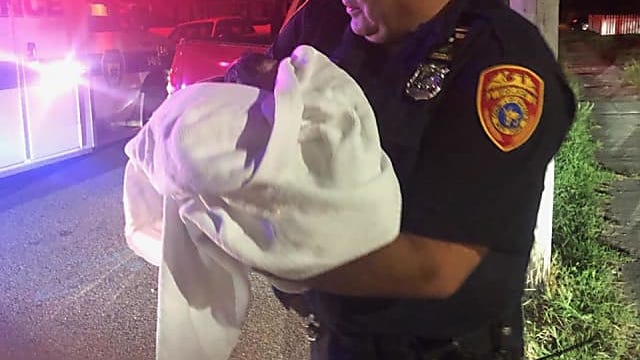 LI police officer helps woman in labor deliver baby on Labor Day