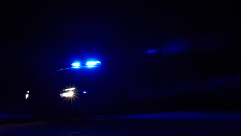 Police car - stock photo