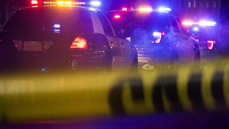 Police units respond on scene