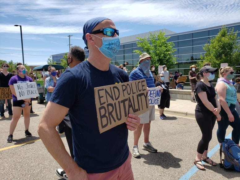 police brutality protest